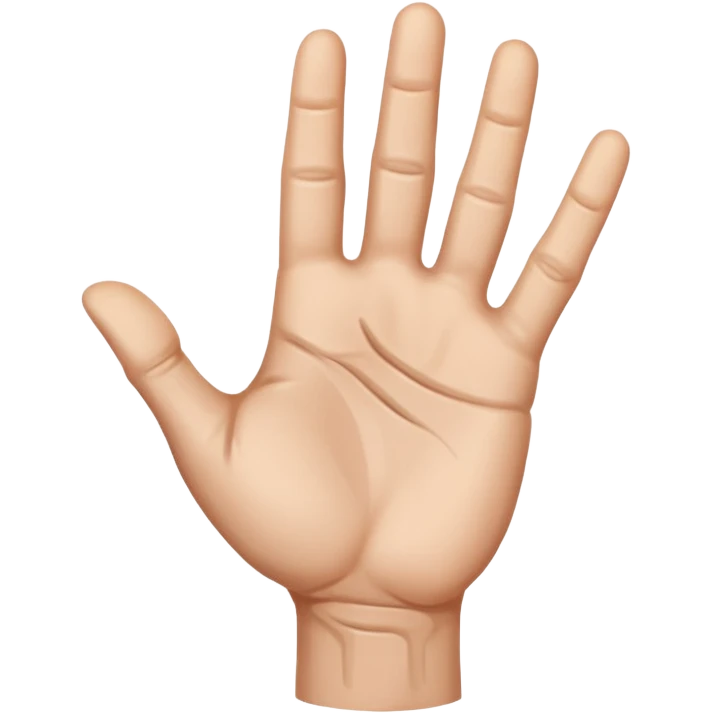 hand waving goodbye emoji