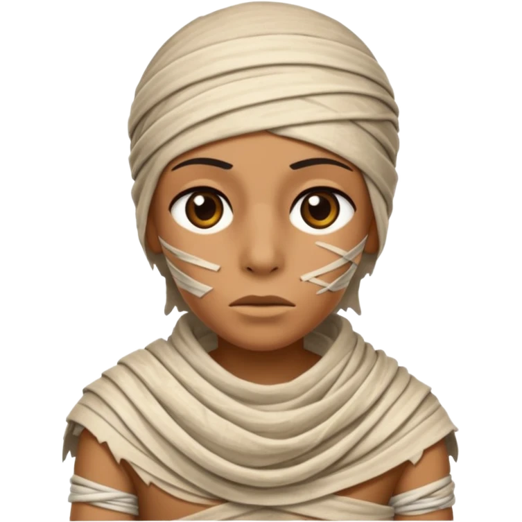 mummy no face emoji