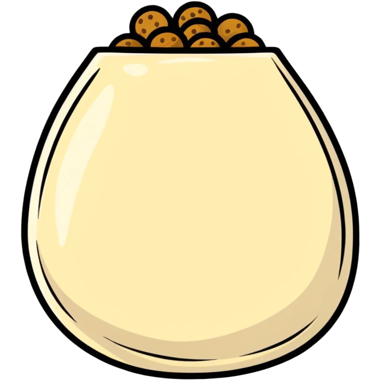 Dog food boule  emoji