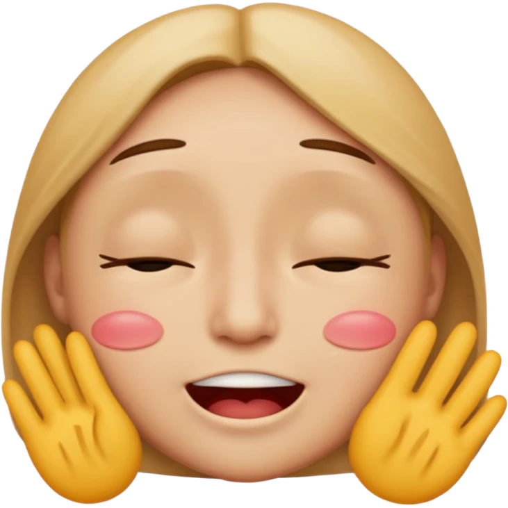 mix of these two 🥺☺️ but make it classic emoji and without hearts and a little bit sad but still smile emoji