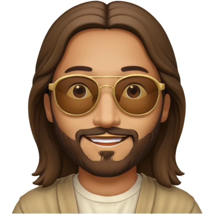 Jesus with sunglasses  emoji