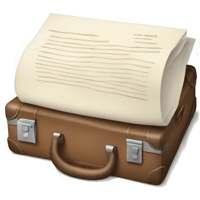 case with documents emoji