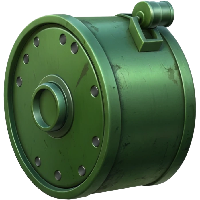 green military mine emoji