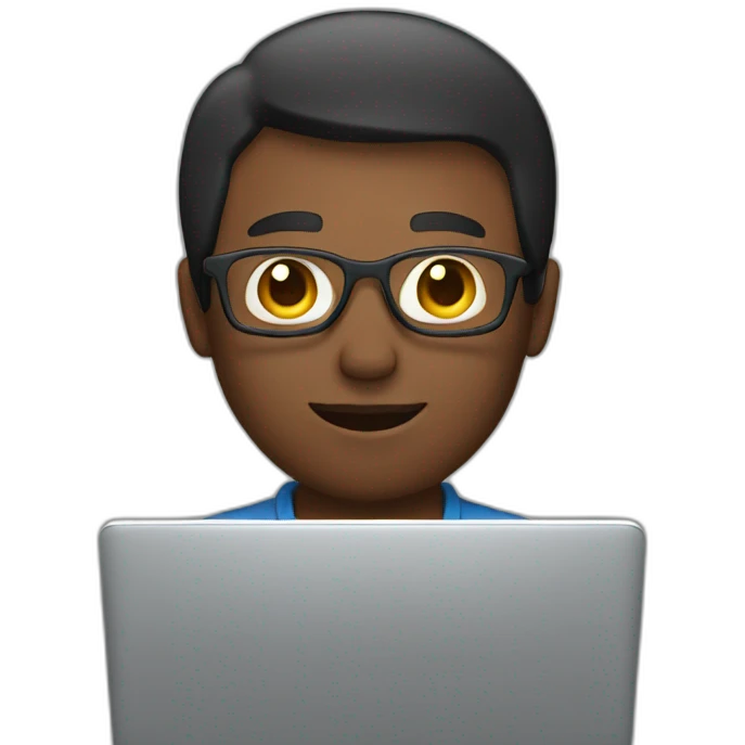 man with laptop emoji