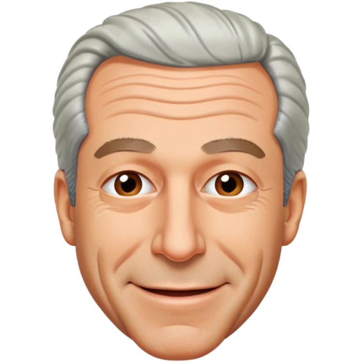 Jeffrey Epstein trying not to laugh emoji