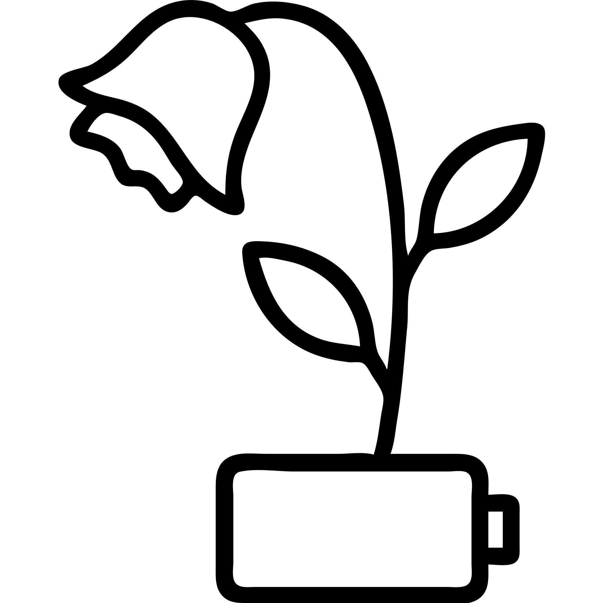 Combined icon of a wilted rose flower with a low battery symbol incorporated into the stem emoji