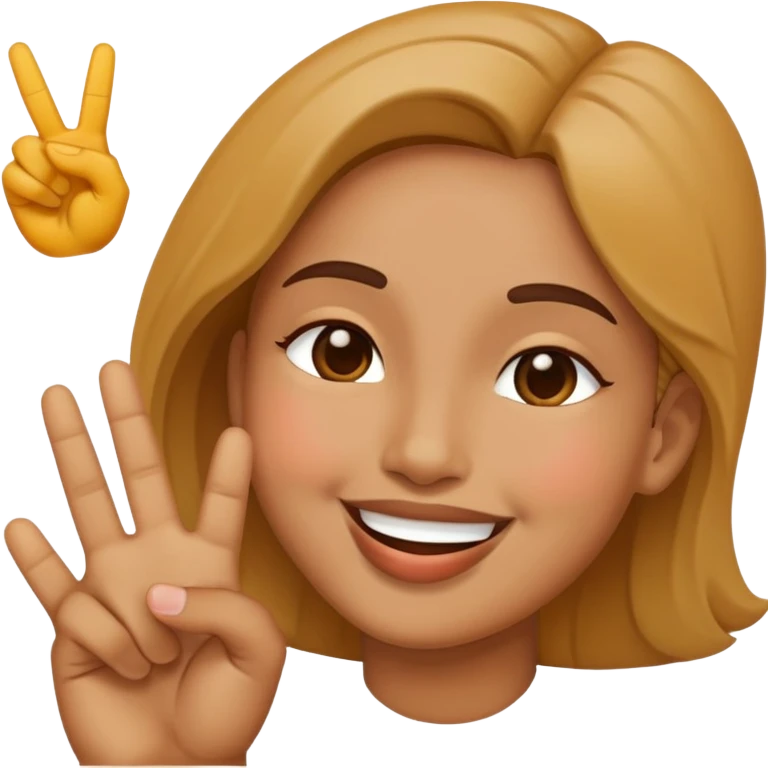 ✌️😚 emoji