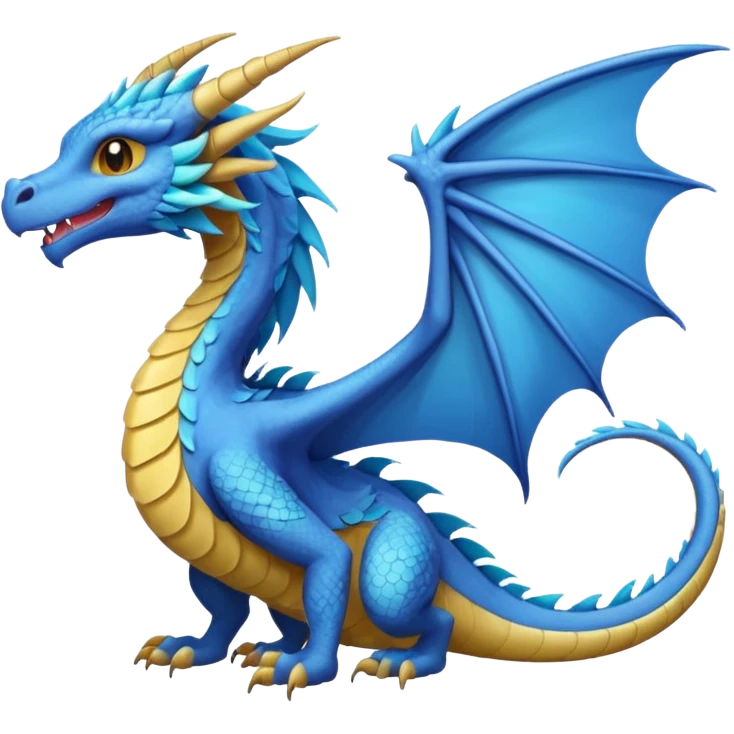 Fourth wing feathertail dragon  emoji