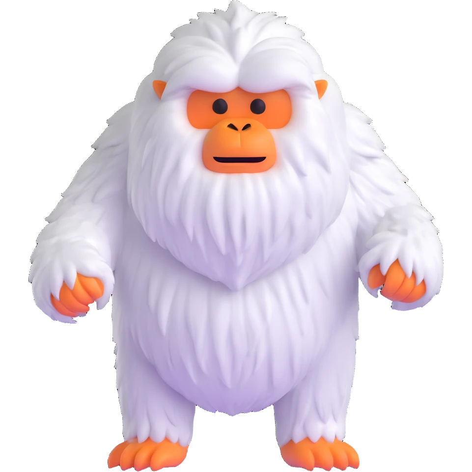 abominable snowman yeti emoji
