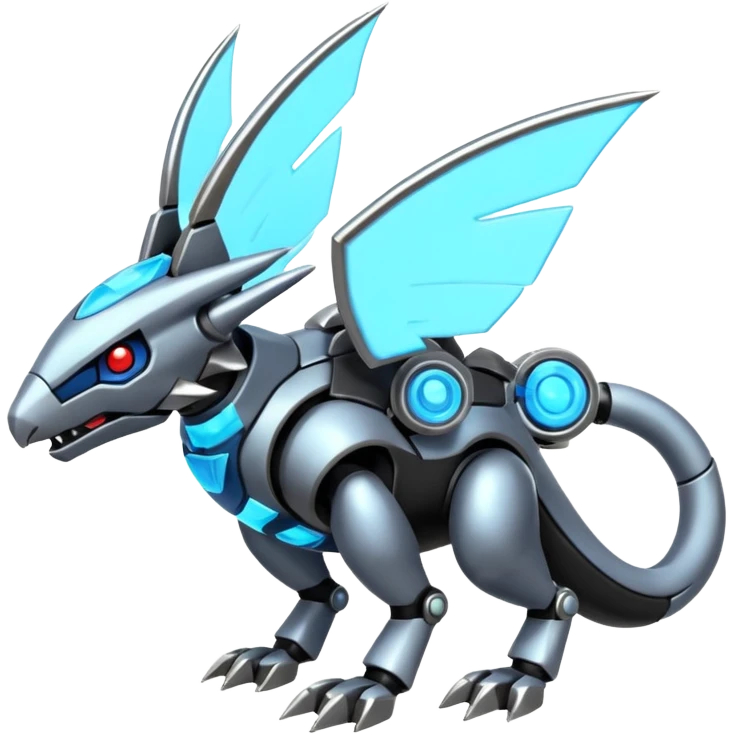 Mechanical Vernid-Primagen-Protogen-Fakémon-Pokémon-creature-fusion (full body) emoji