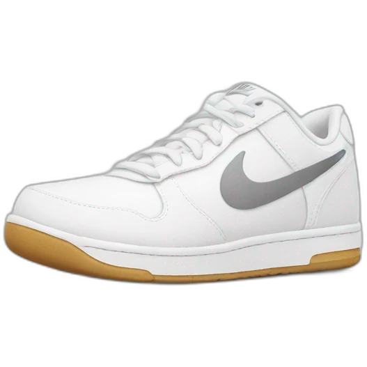 white nike shoe (only one) emoji