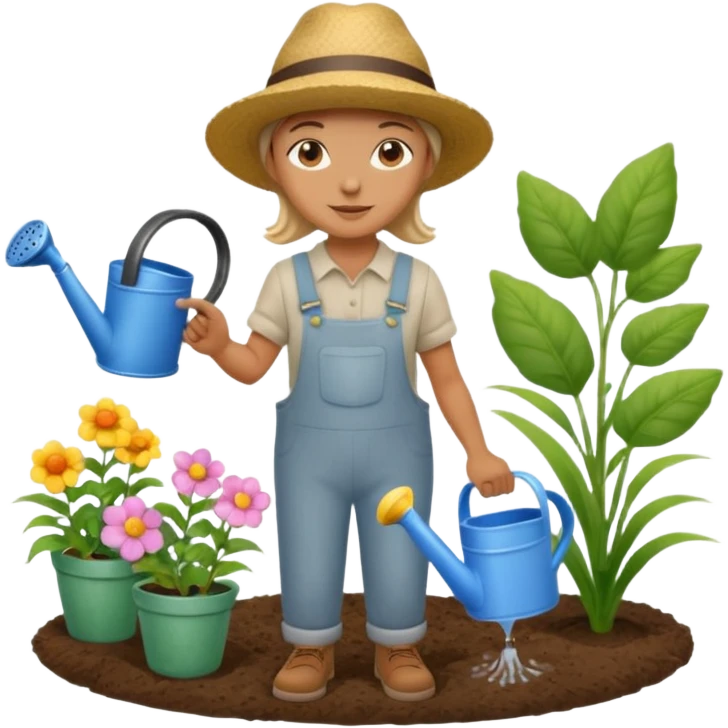 garden waterer emoji