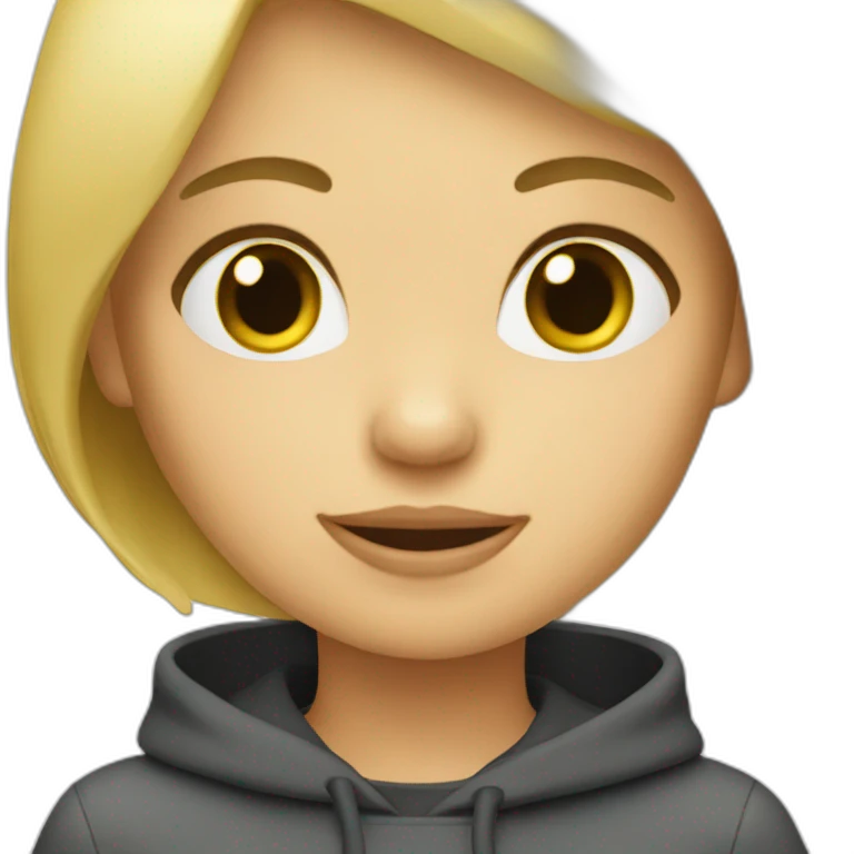 Blond girl emoji