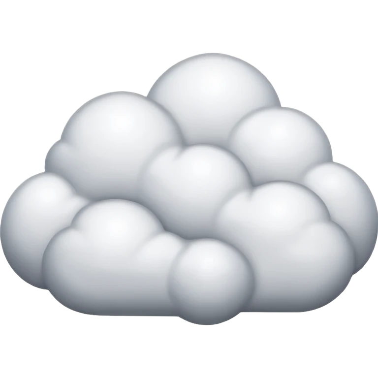 ابری که درحال بارش برف است emoji