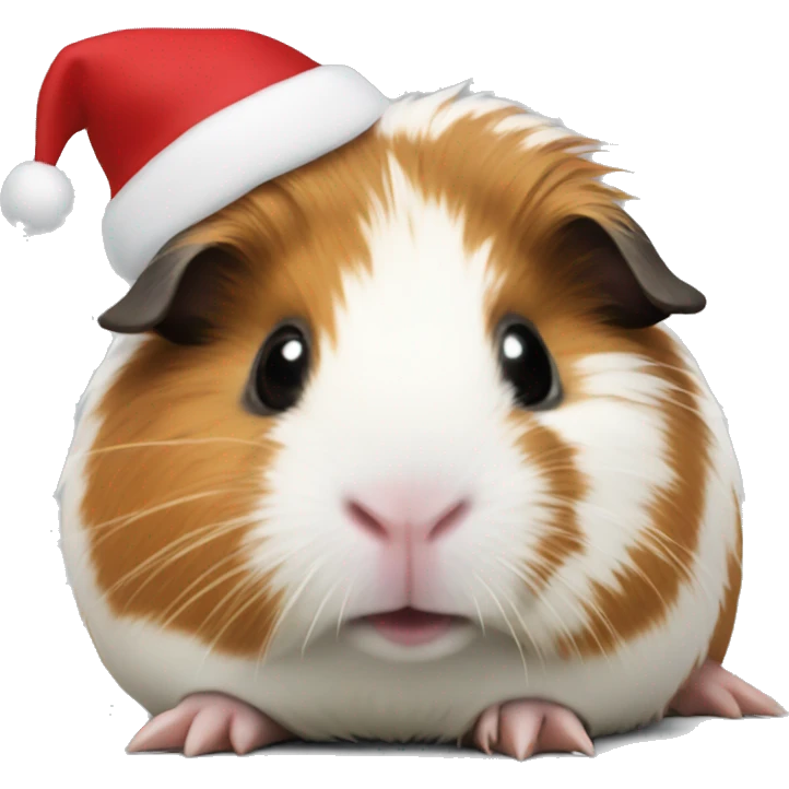 Santa Guinea pig  emoji