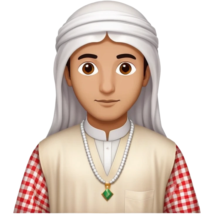 Saudi man wearing traditional clothing emoji