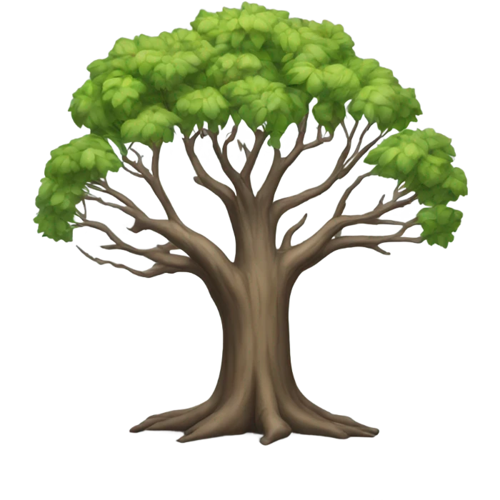Leafless tree emoji