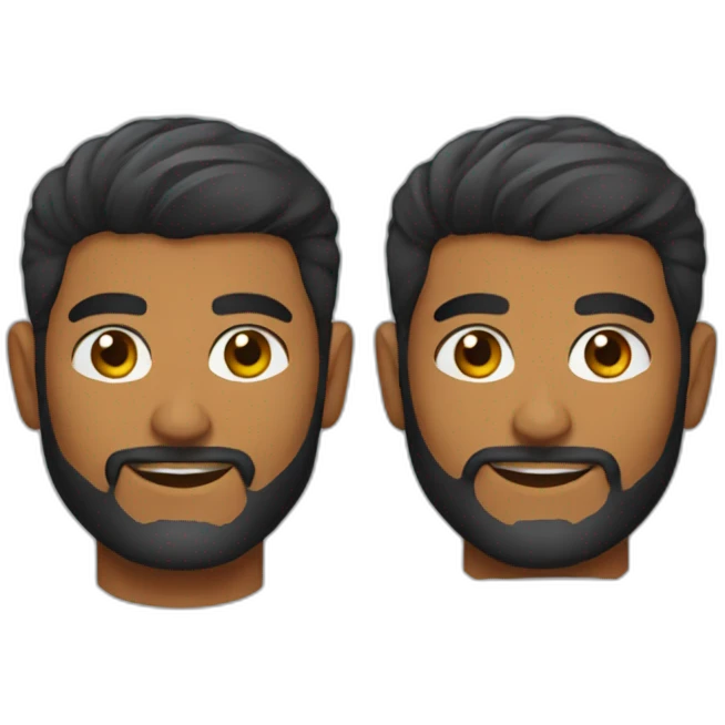 sri lankan 25 year old with a beard emoji