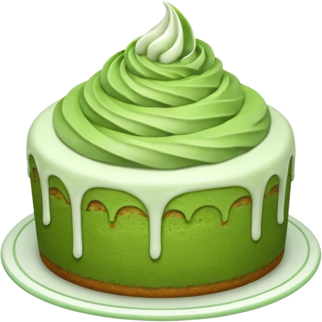 matcha cake emoji