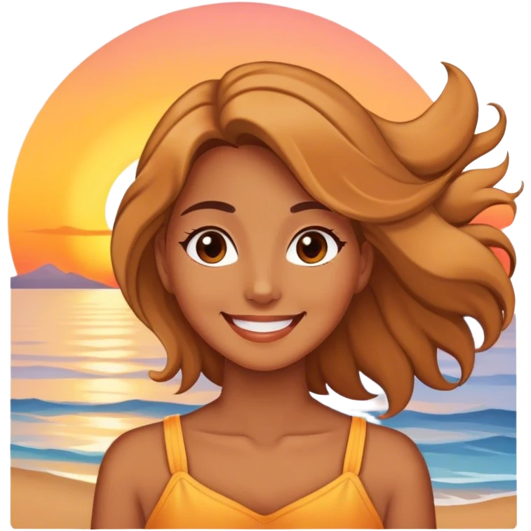 she has taken amazing photos of the sunset emoji