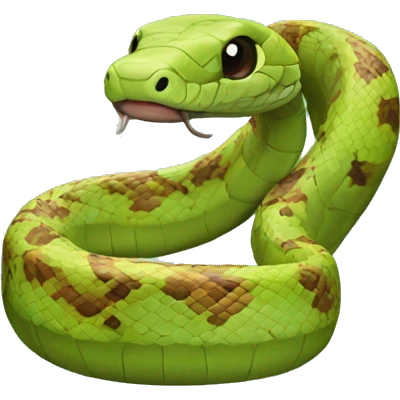 coquette snake  emoji
