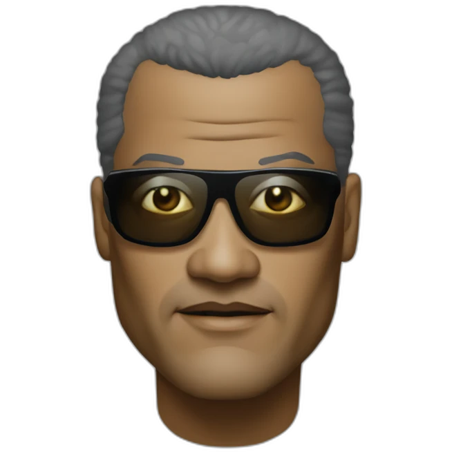 Morpheus, Lawrence fishburne from the matrix emoji