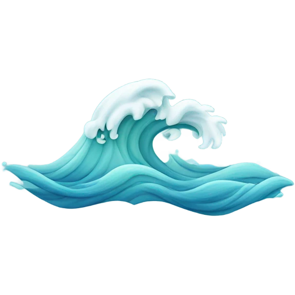 Waves in the ocean  emoji