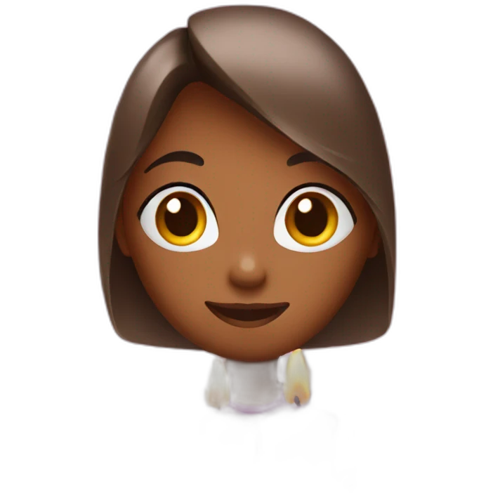 Candles with girl emoji
