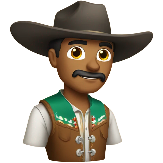 Mexican cowboy emoji