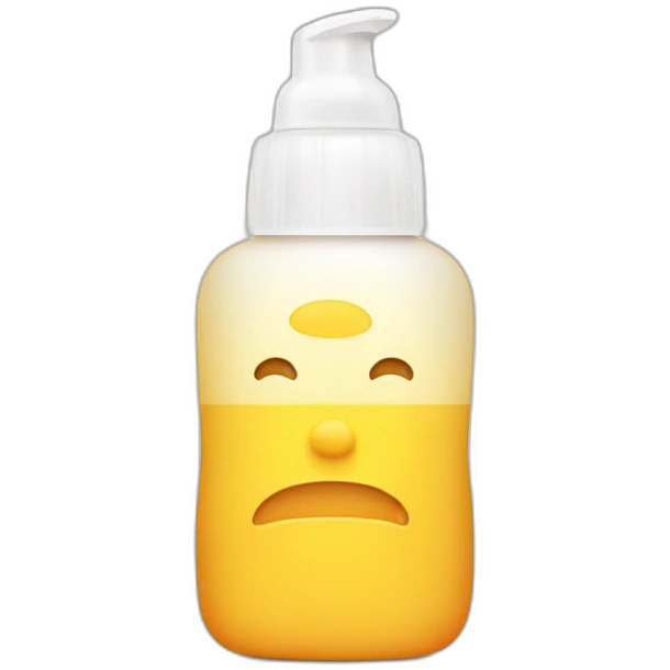 Sunscreen bottle emoji