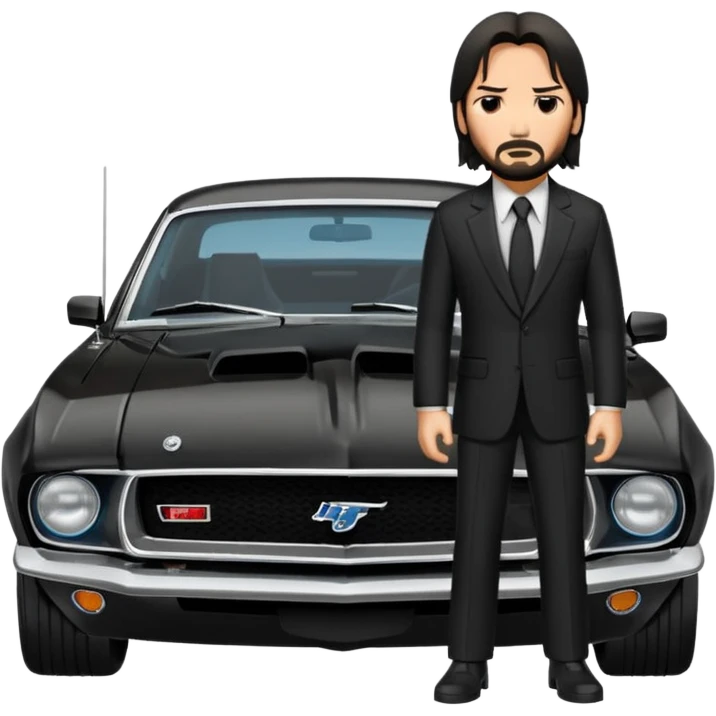 Ford mustang mach 1Jhon Wick emoji