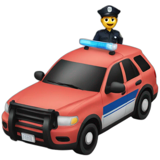 police stop emoji