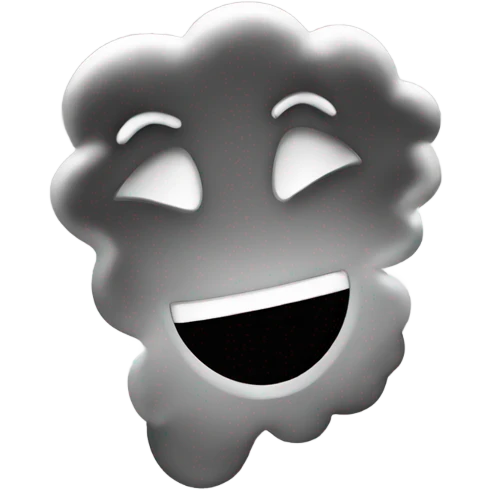 Yeet black emoji