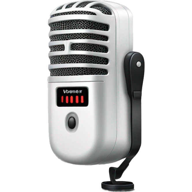 voice recorder realistic emoji