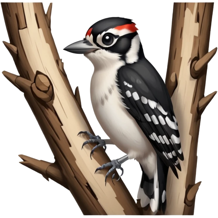 downy woodpecker emoji