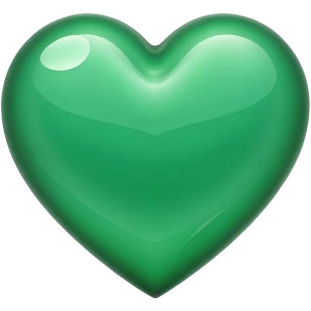 green heart waves inside emoji