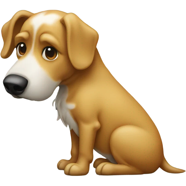 dog urinating emoji