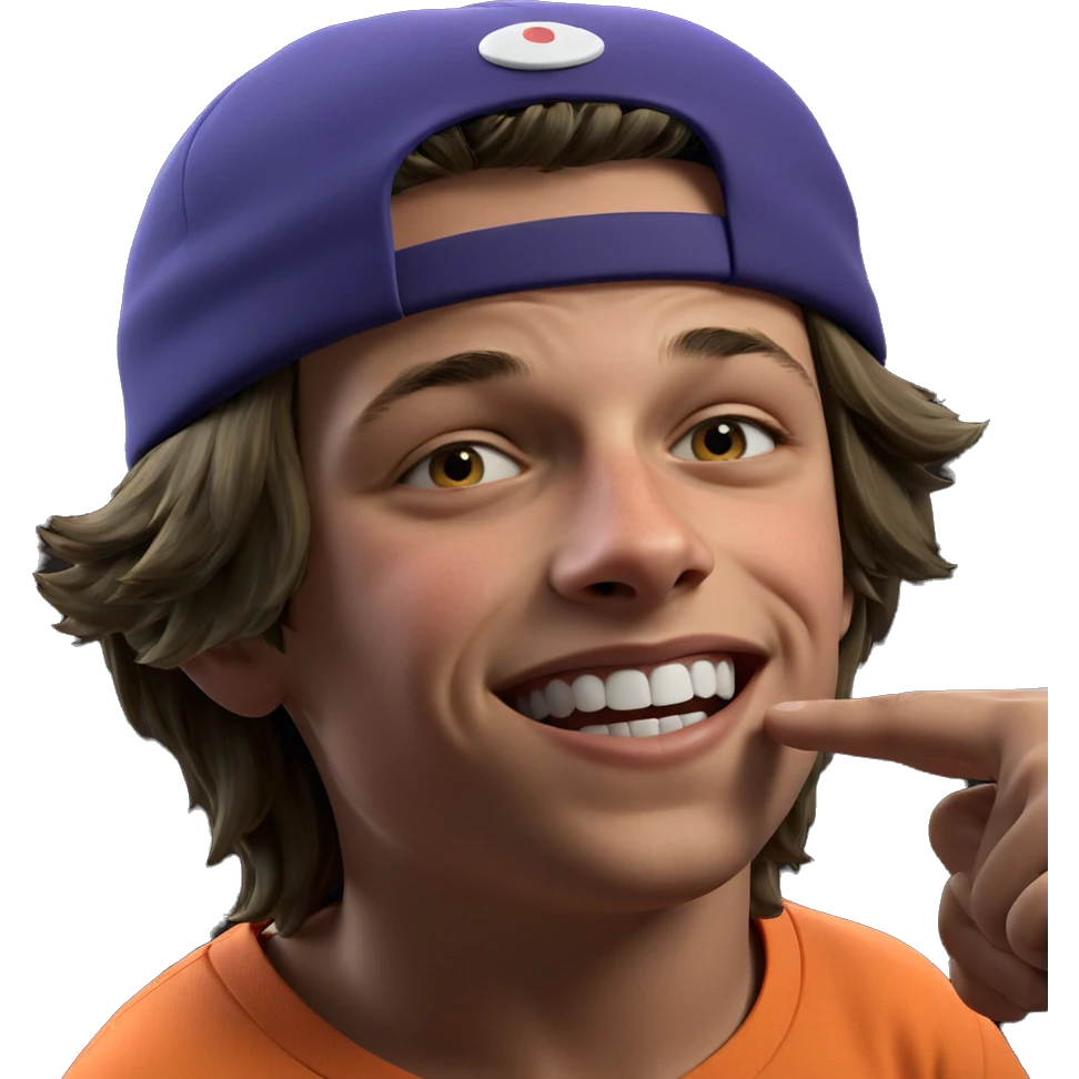 boy wearing hat alone emoji