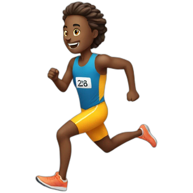 running emoji