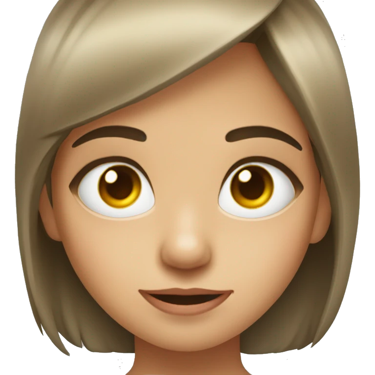 niña volteando los ojos  emoji