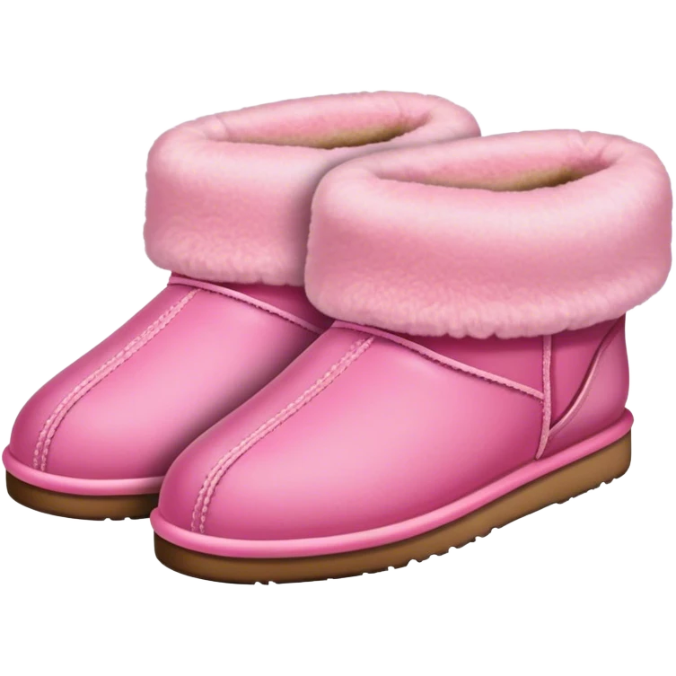 Pink ugg slippers emoji