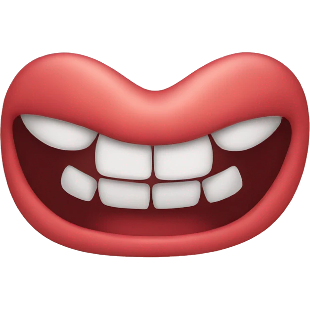 very big mouth emoji