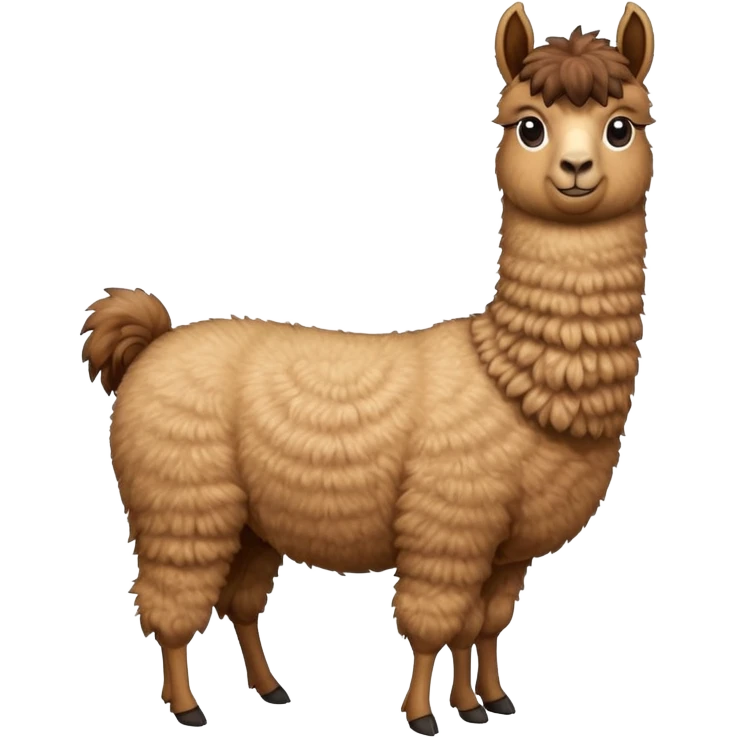 Brown llama emoji