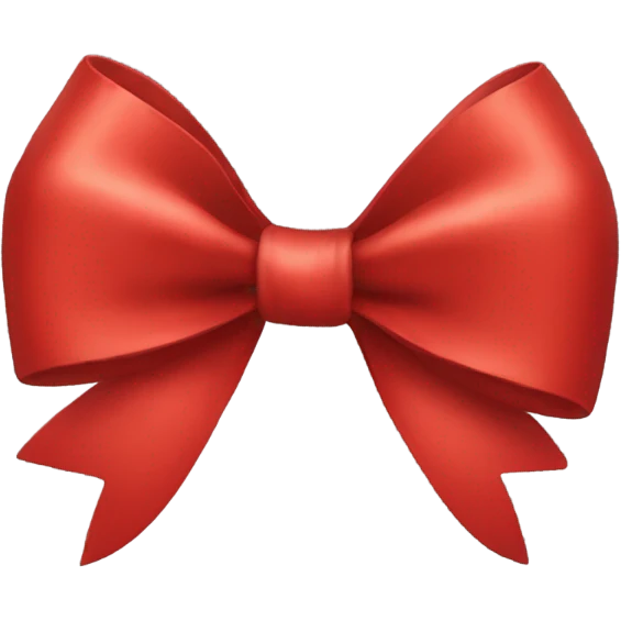 Red bow emoji