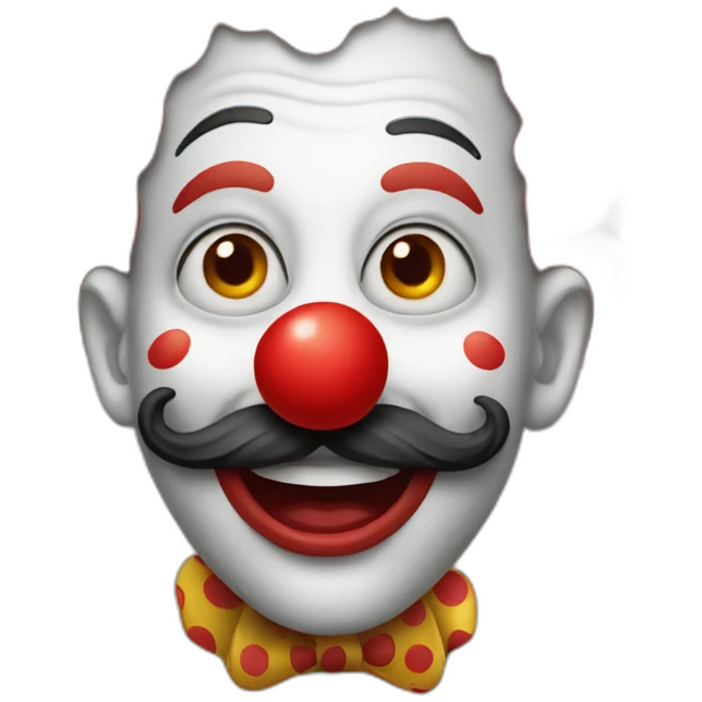 clown with red nose emoji