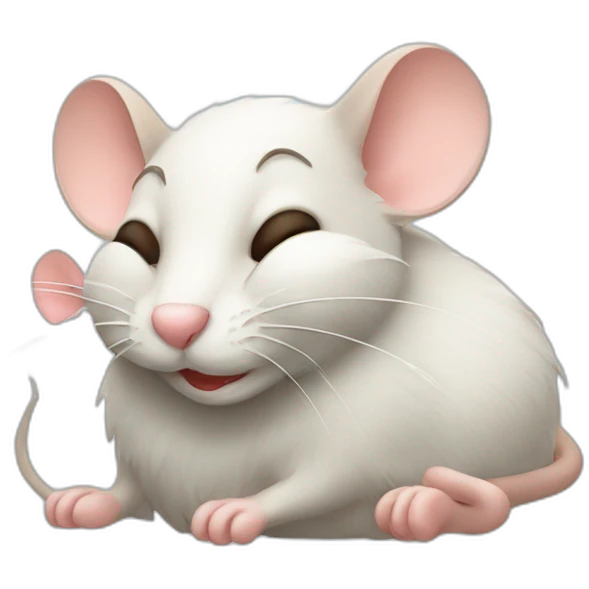 slepping silly mouse  emoji