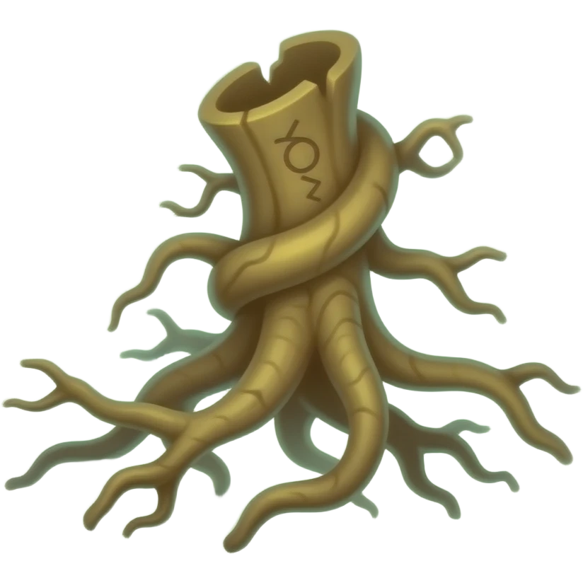 Magical Mandrake root emoji