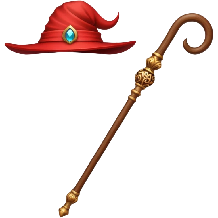 red mage cane emoji