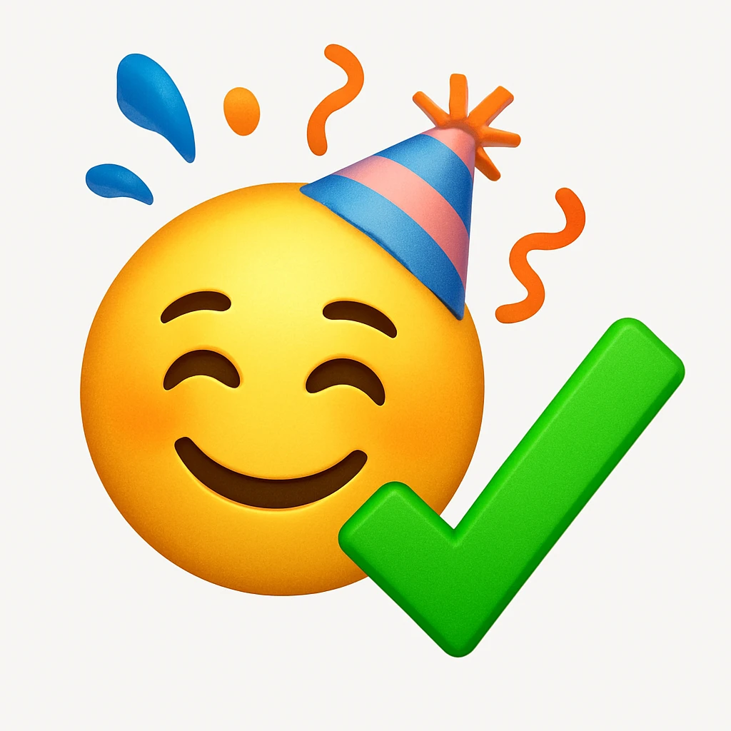 party hat emoji