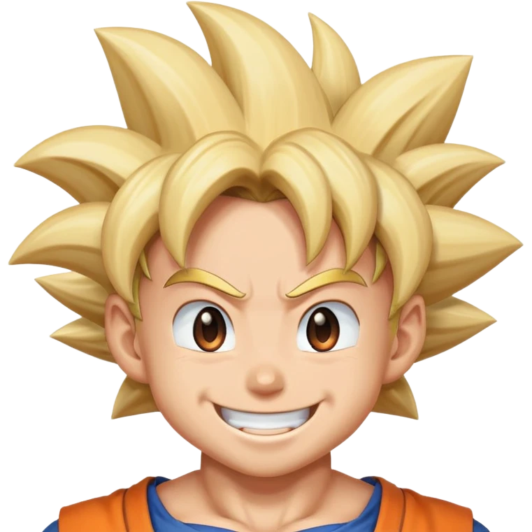 goku smiling  emoji